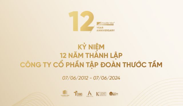 Chức mừng kỷ niệm 12 năm thành lập công ty