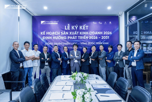 LỄ KÝ KẾT KẾ HOẠCH SXKD 2026 & ĐỊNH HƯỚNG PHÁT TRIỂN 2026-2030 CỦA THƯỚC TẦM GROUP VÀ CÁC CÔNG TY THÀNH VIÊN